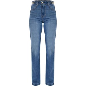 Kocca, Dames, Jeans, Blauw, Maat: W24 Katoen,