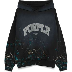 Purple Brand, Heren, Sweatshirts & Hoodies, Zwart, Maat: 2XL