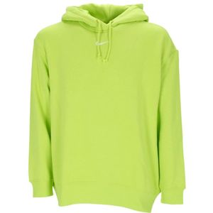 Nike, Dames, Sweatshirts & Hoodies, Groen, Maat: L Fleece,