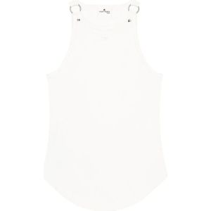 Courrèges, Dames, Tops, Wit, Maat: M Katoen,