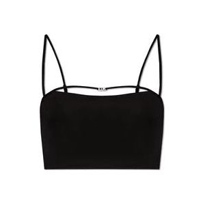 Dsquared2 Crop top , Black , Dames , Maat: S