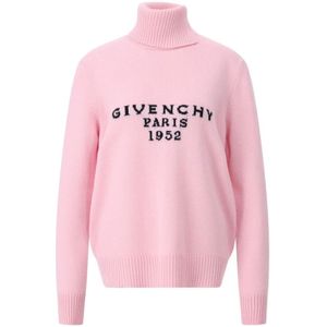 Givenchy, Dames, Truien, Roze, Maat: S Wol,