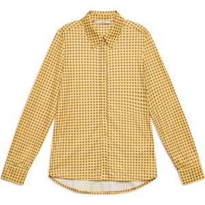 Maliparmi, Dames, Blouses & Shirts, Geel, Maat: XS Jersey,