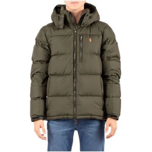 Ralph Lauren, Heren, Jassen, Groen, Maat: L Leer,