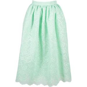 Vivetta, Dames, Rokken, Groen, Maat: XS Poliester,
