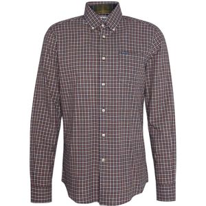 Barbour, Heren, Overhemden, Bruin, Maat: L Katoen,