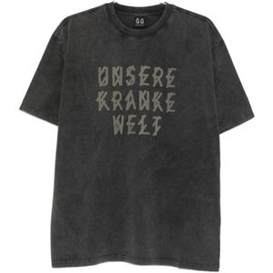 44 Label Group, Heren, Tops, Grijs, Maat: XL Katoen,