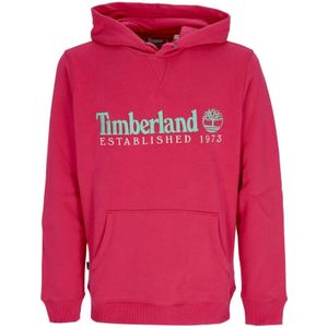 Timberland, Dames, Sweatshirts & Hoodies, Roze, Maat: 2XS Katoen,