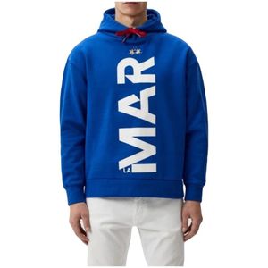 La Martina, Heren, Sweatshirts & Hoodies, Blauw, Maat: S