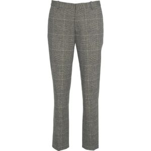 Circolo 1901, Heren, Broeken, Grijs, Maat: M Katoen,