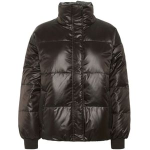 My Essential Wardrobe - Gewatteerde Jas - Bruin - Dames