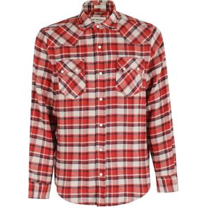 Roy Roger's, Heren, Overhemden, Rood, Maat: M