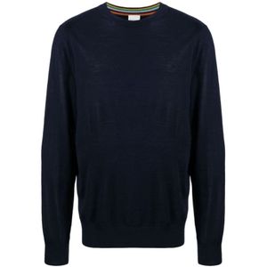 Paul Smith, Heren, Truien, Blauw, Maat: 2XL Wol,