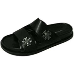 Tory Burch, Dames, Schoenen, Zwart, Maat: 38 EU Leer,