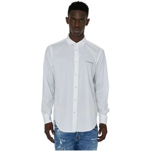 John Richmond, Heren, Overhemden, Wit, Maat: XL Zijde,