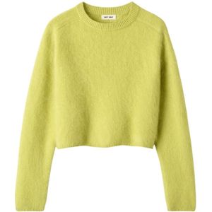 Soft Goat, Dames, Truien, Groen, Maat: S Wol,