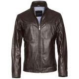 Bugatti, Heren, Jassen, Bruin, Maat: M Leer,