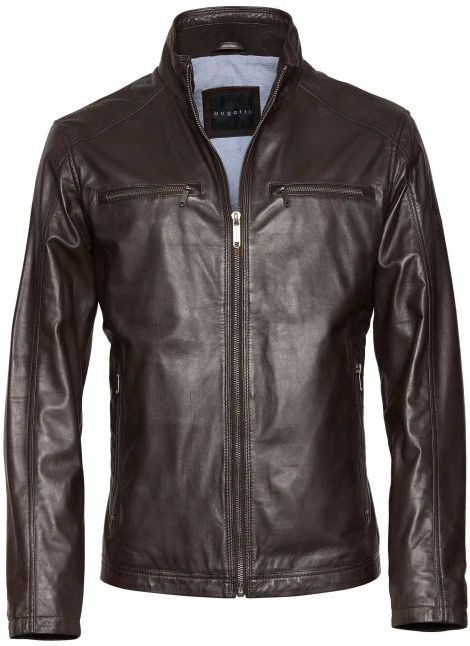 Bugatti, Heren, Jassen, Bruin, Maat: M Leer,