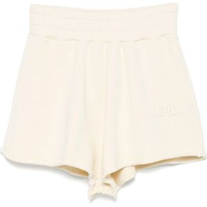 Autry, Dames, Korte broeken, Wit, Maat: XS Katoen,