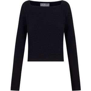 Cortana, Dames, Tops, Zwart, Maat: XS Wol,