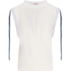 Pucci, Dames, Tops, Wit, Maat: XS Katoen,