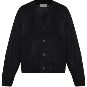 Studio Nicholson, Heren, Truien, Zwart, Maat: L Wol,