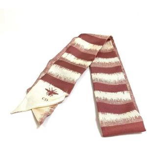 Dior Vintage, Dames, Pre-owned, Veelkleurig, Maat: ONE Size Zijde,