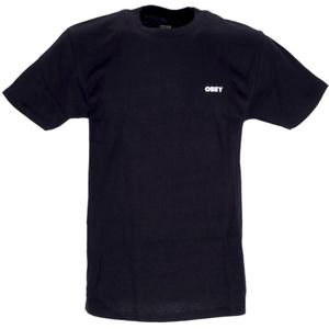 Obey, Heren, Tops, Zwart, Maat: XL Katoen,
