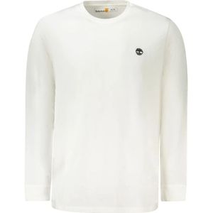 Timberland, Heren, Tops, Wit, Maat: M Katoen,