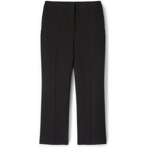 Motivi, Dames, Broeken, Zwart, Maat: 2XS Leer,