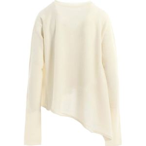 Yohji Yamamoto, Dames, Truien, Wit, Maat: M