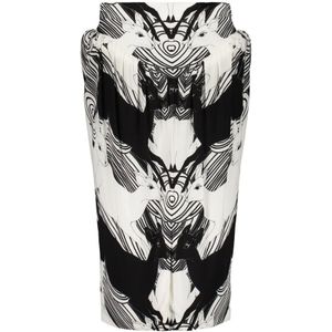 Burberry, Dames, Rokken, Veelkleurig, Maat: 3XS Viscose,