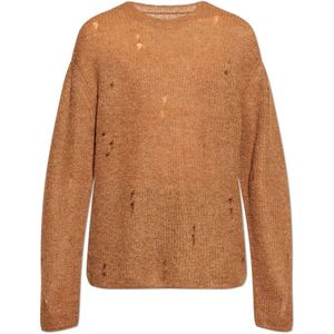 AllSaints, Heren, Truien, Bruin, Maat: XS Mohair,