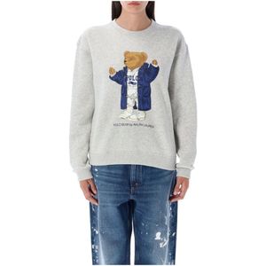 Ralph Lauren, Dames, Truien, Grijs, Maat: M Katoen,