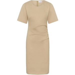 Saint Tropez, Dames, Jurken, Beige, Maat: L