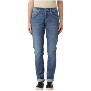 Dondup, Heren, Jeans, Blauw, Maat: W33 Denim,