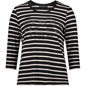 Betty Barclay - Ringelshirt Top - Zwart - Overhemden