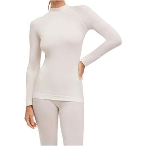 Falke, Dames, Tops, Wit, Maat: M Wol,