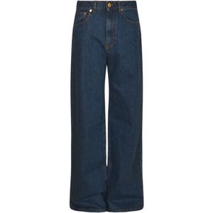 Blazé Milano, Dames, Jeans, Blauw, Maat: L Katoen,