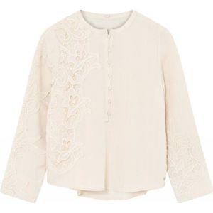 Gustav, Dames, Blouses & Shirts, Beige, Maat: S