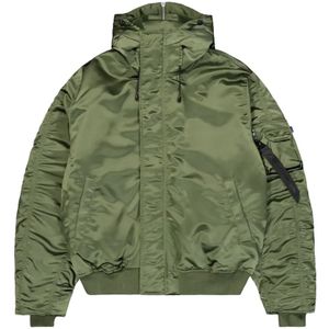 Alpha Industries, Heren, Jassen, Groen, Maat: M Nylon,