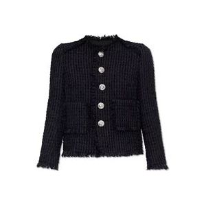 Dsquared2 Tweed blazer , Black , Dames , Maat: 2XS