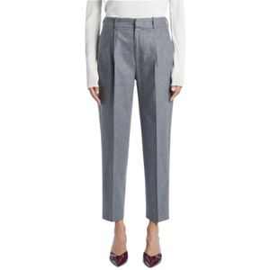 PT Torino, Dames, Broeken, Grijs, Maat: XS Flanel,