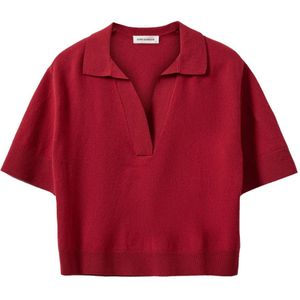 Sofie Schnoor, Dames, Blouses & Shirts, Rood, Maat: L Wol,