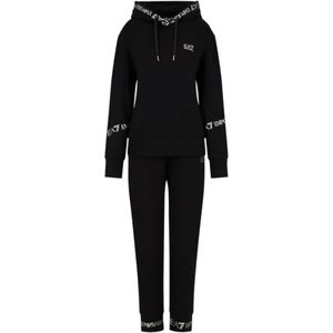 Emporio Armani Ea7, Dames, Sport, Zwart, Maat: L Katoen,