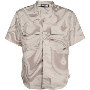 Balr., Heren, Overhemden, Beige, Maat: XS Poliester,