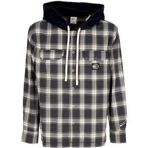 Nike, Heren, Jassen, Veelkleurig, Maat: XL Flanel,