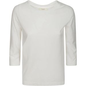 Zanone, Dames, Tops, Wit, Maat: L Katoen,