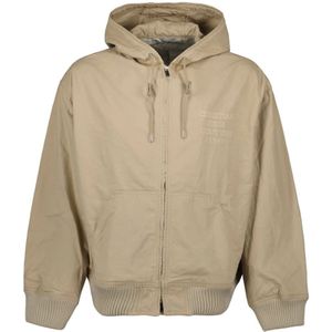 Dior, Heren, Sweatshirts & Hoodies, Beige, Maat: S Katoen,