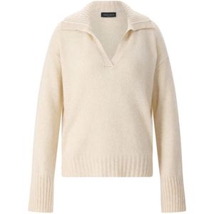 Roberto Collina, Dames, Truien, Beige, Maat: S Wol,